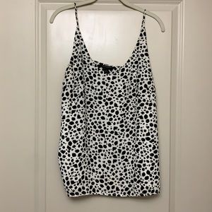 banana republic spotted tank top
